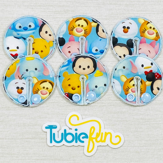 Chait Button Pad Covers - Cute Animals