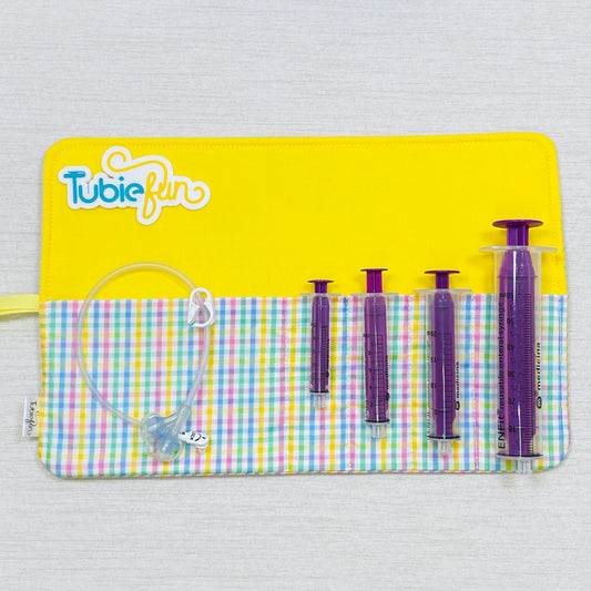 Syringe Roll - Coloured Gingham