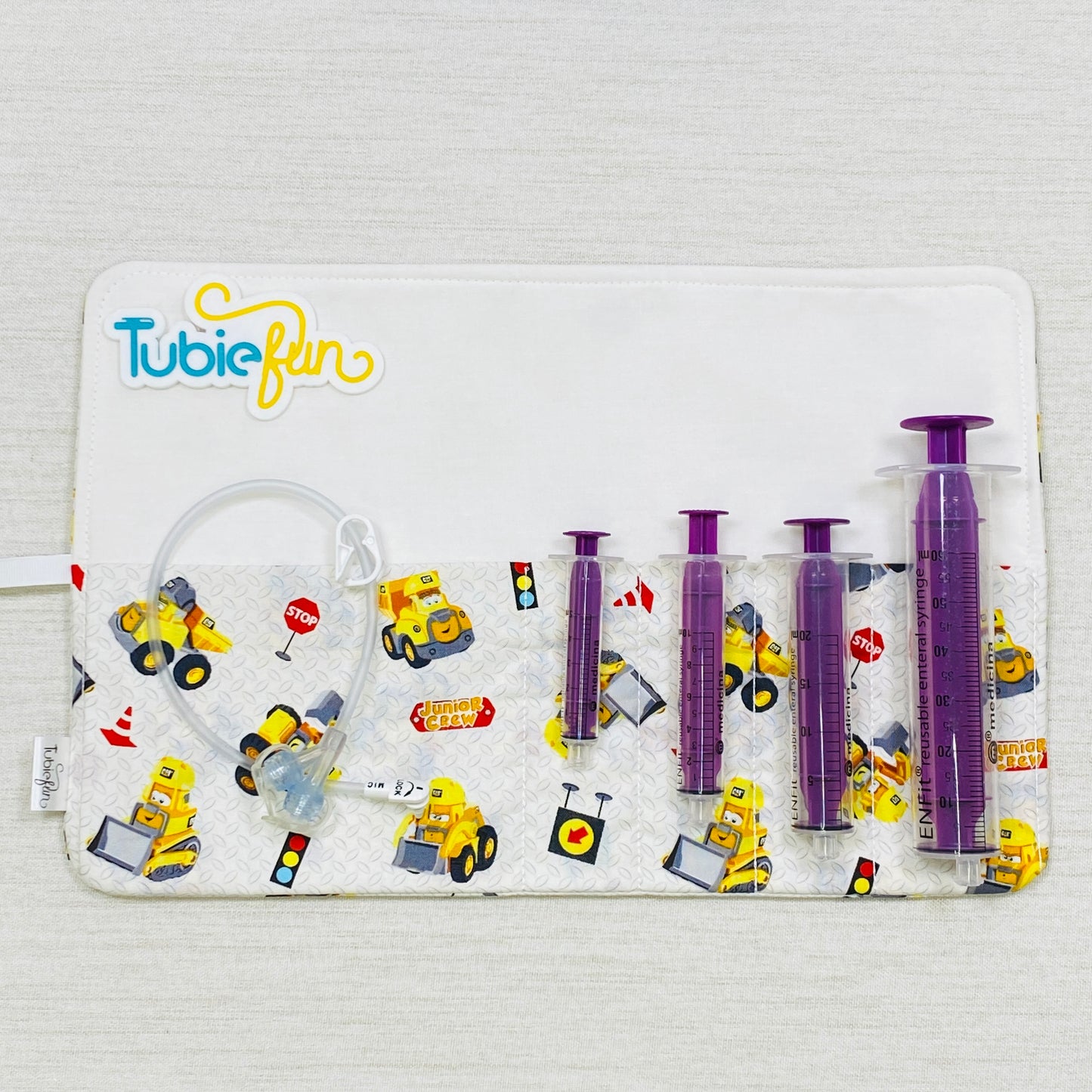Syringe Roll - Yellow Trucks