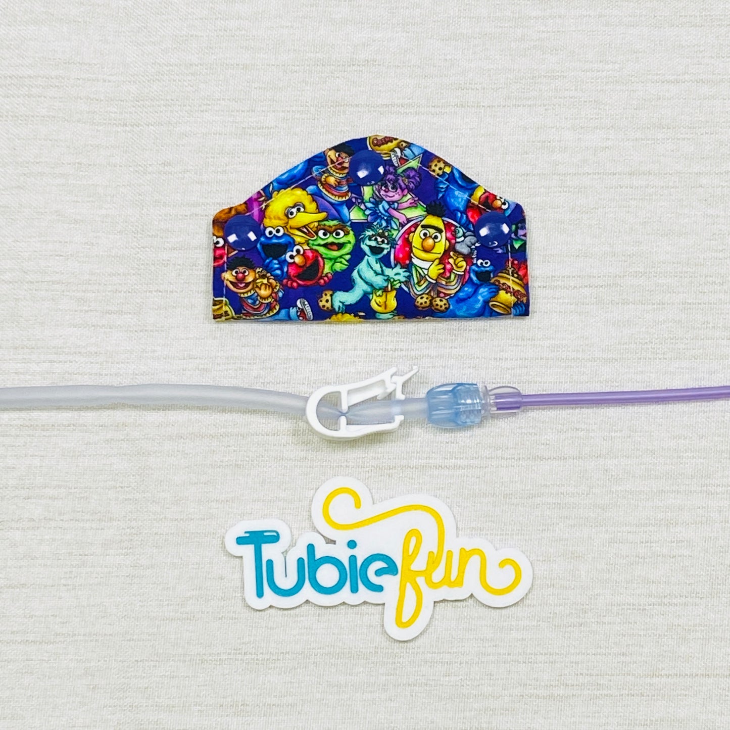 Feeding Tube Mini Connection Cover - Street Characters