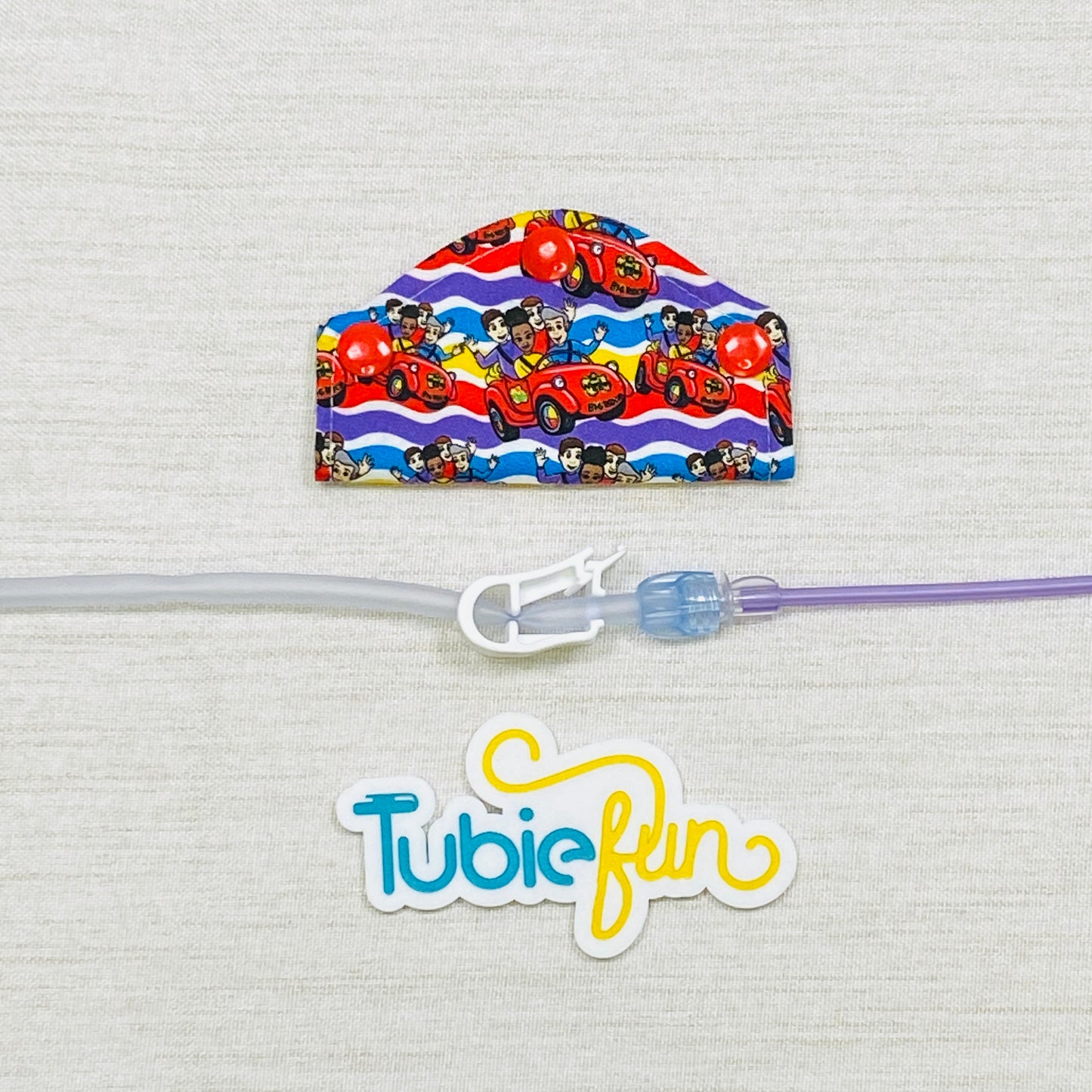Feeding Tube Mini Connection Cover - Wiggly Friends