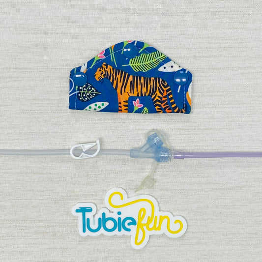 Feeding Tube Mini Connection Cover - Safari