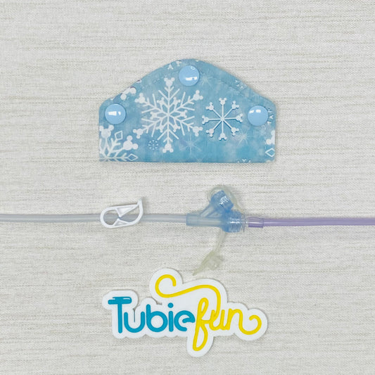 Feeding Tube Mini Connection Cover - Snow Mouse