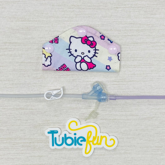 Feeding Tube Mini Connection Cover - Kitty