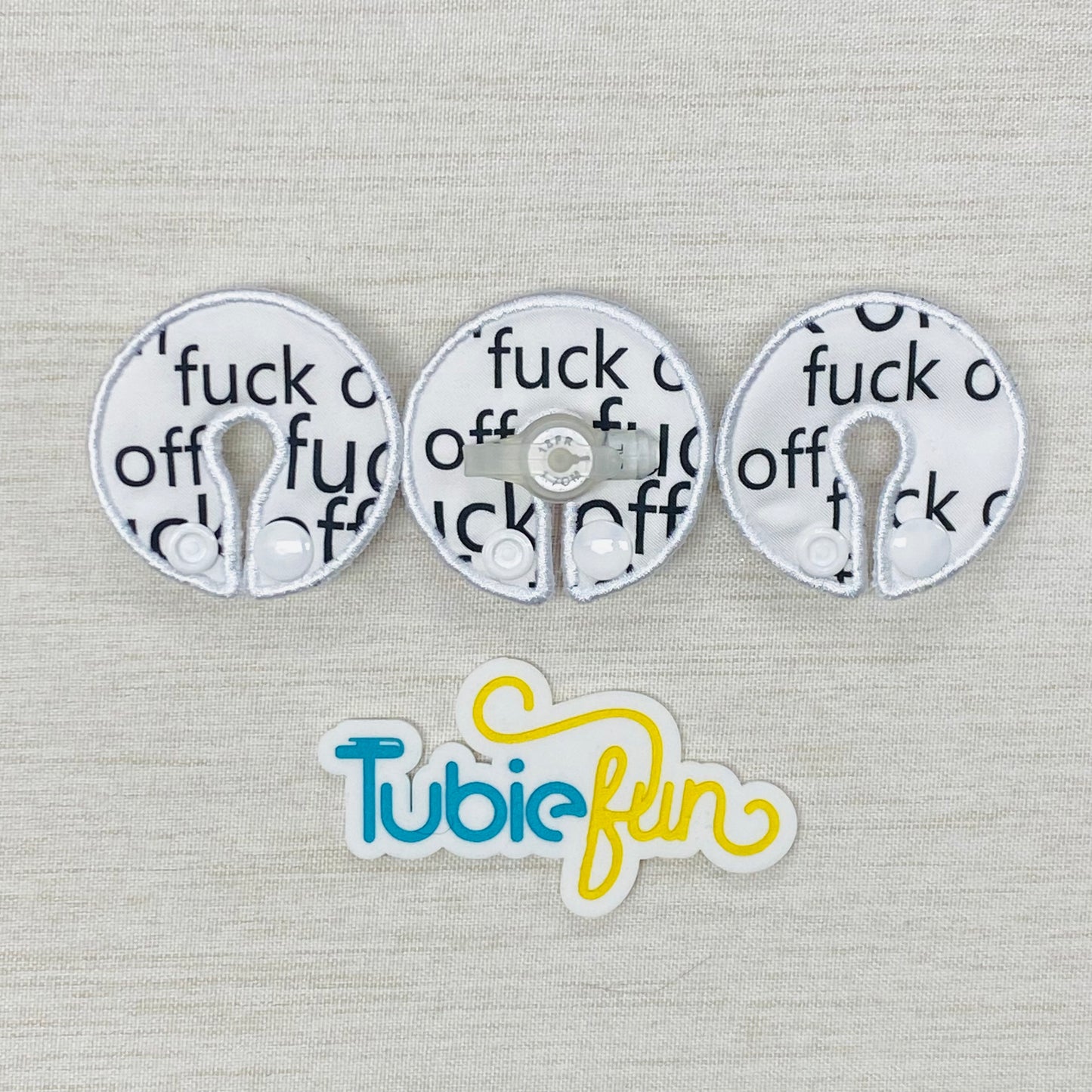 G-Tube Button Pad Cover - Go Away