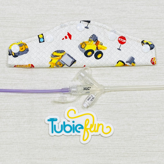 Large Feeding Tube Connection Cover - Yellow Truck