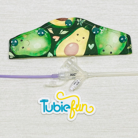 Large Feeding Tube Connection Cover - Avocados