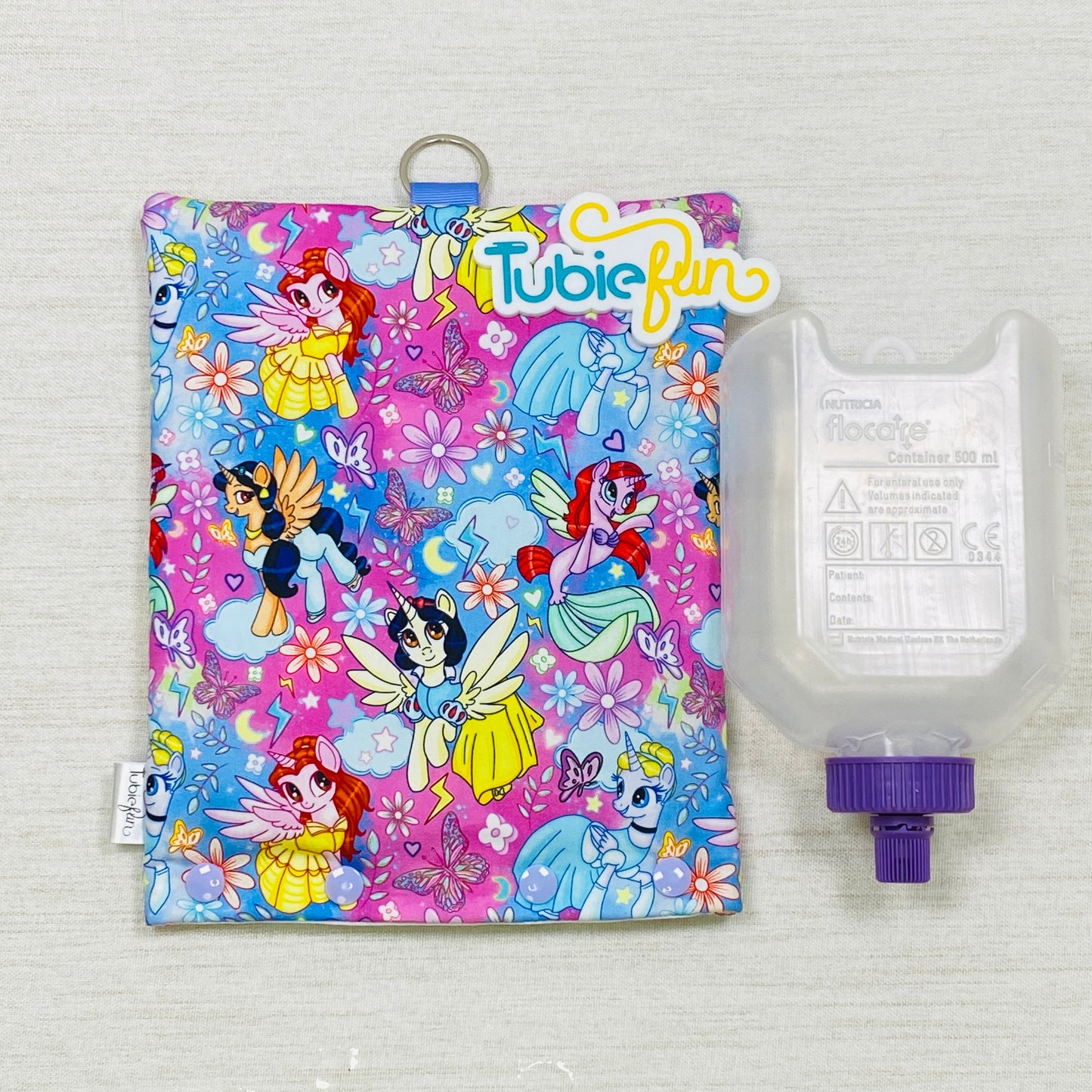 Insulated Milk Bag Suitable for 500ml Flocare Bottle in - Princess Ponies
