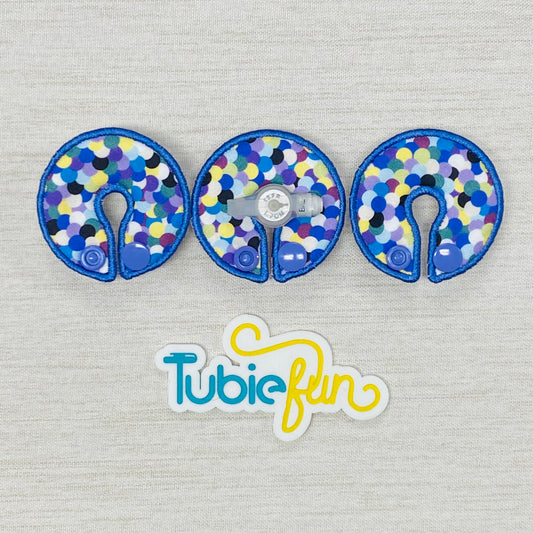 G-Tube Button Pad Cover - Confetti