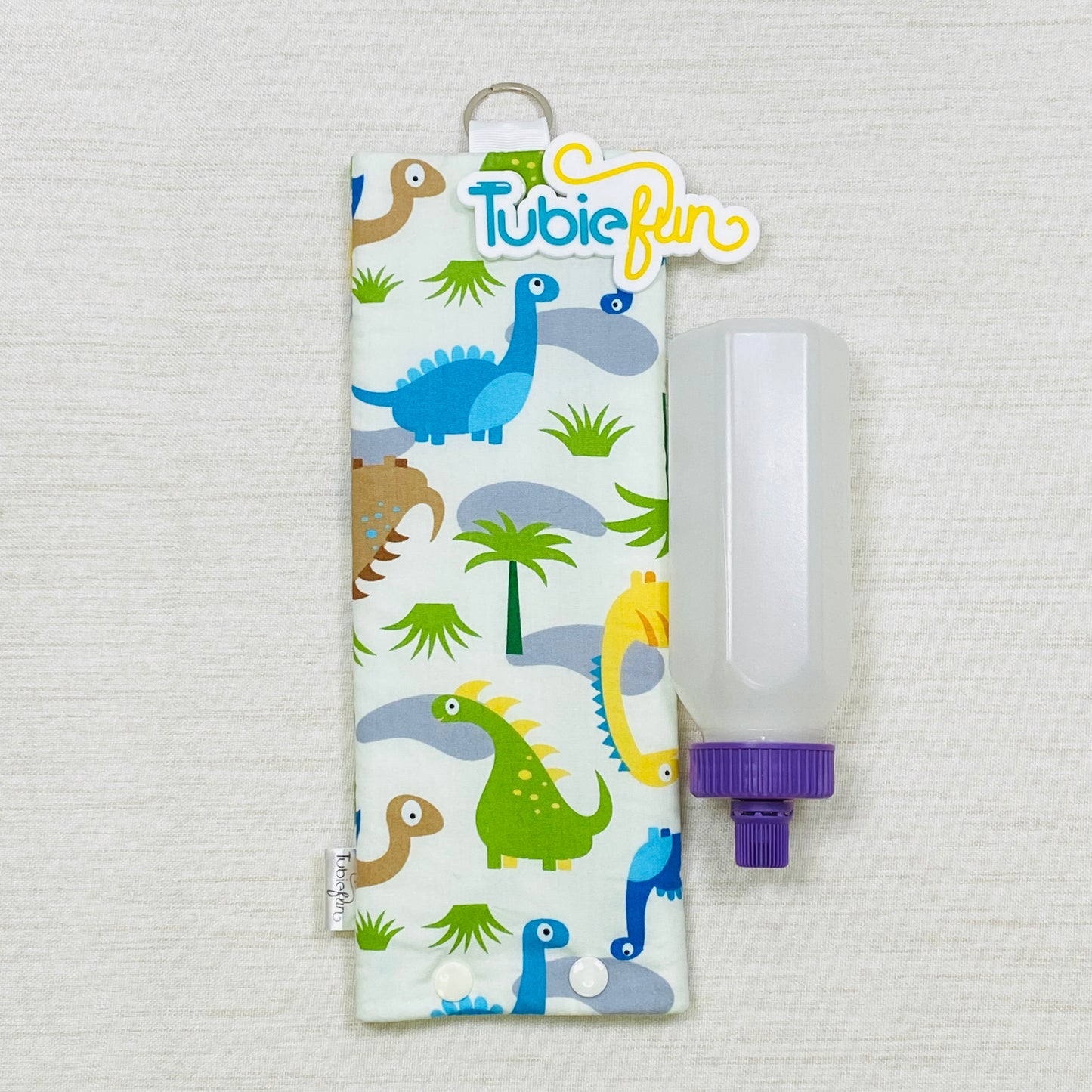 Insulated Milk Bag Suitable for 250ml Bottle in - Coloured Dinosaurs
