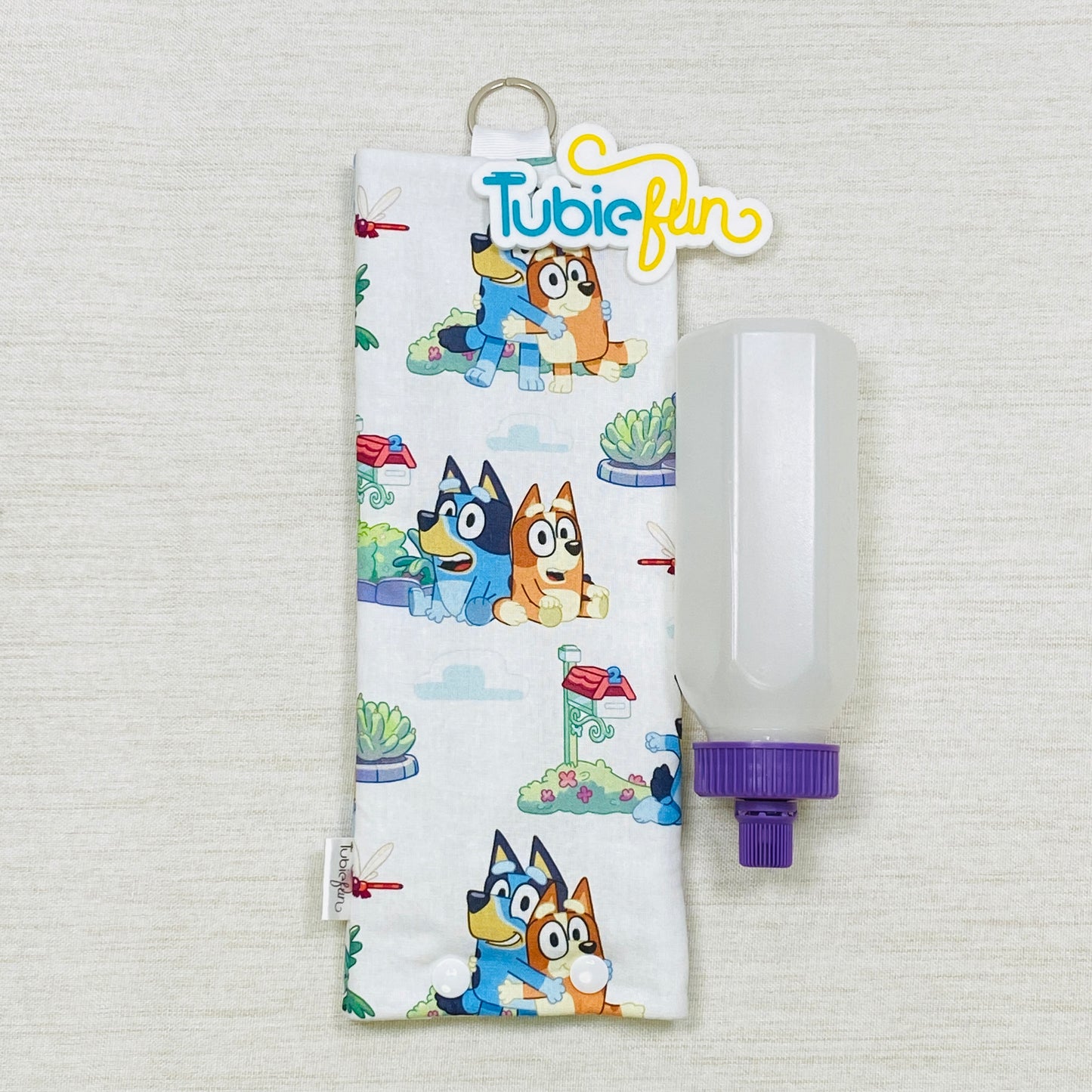 Insulated Milk Bag Suitable for 250ml Bottle in - Heeler Sisters on White