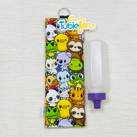 Insulated Milk Bag Suitable for 250ml Bottle in - Cute Animals