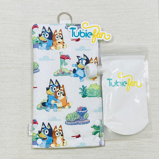 Insulated Milk Bag Suitable for Reusable Pouches - Heeler Sisters on White