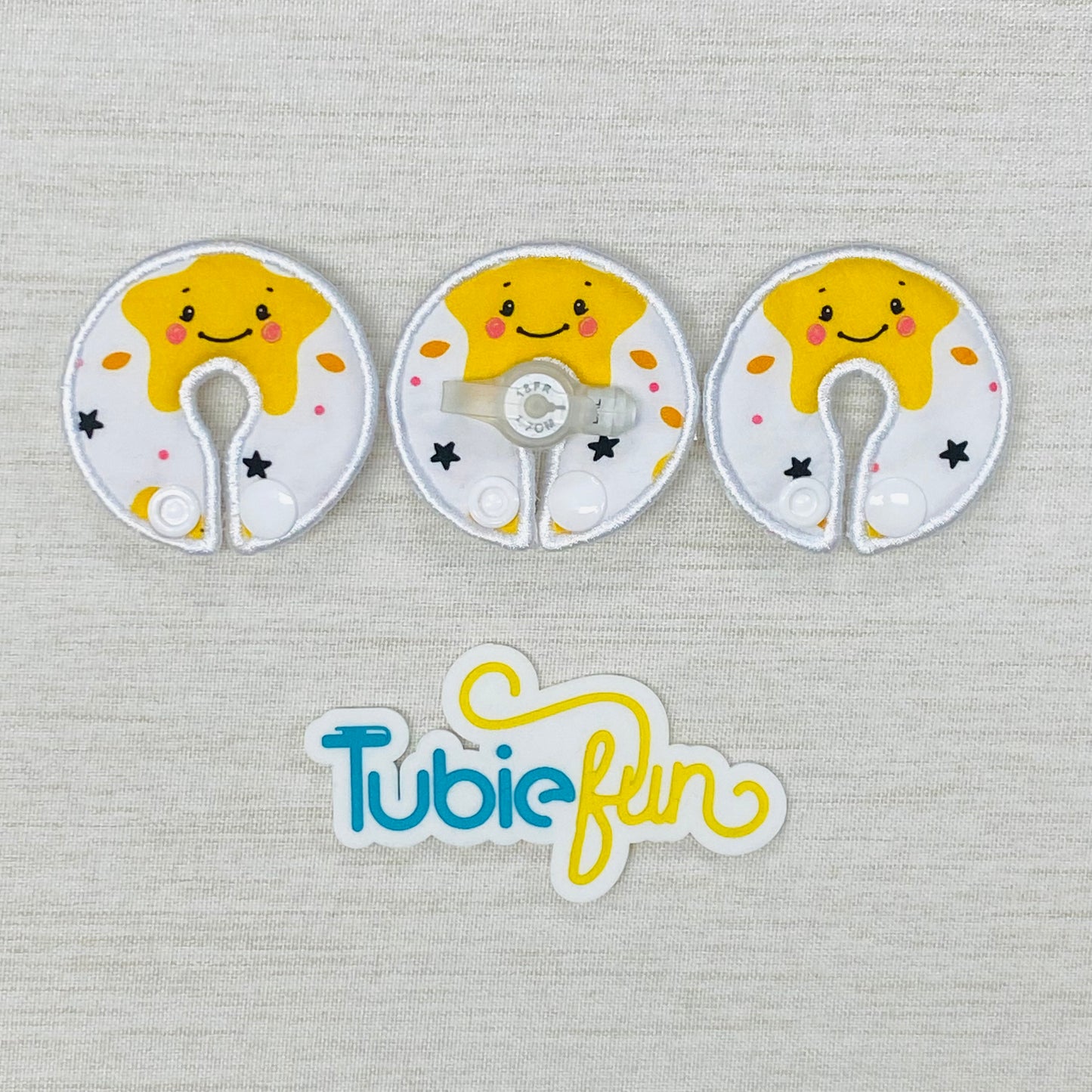 G-Tube Button Pad Cover - Little Star