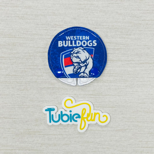 Covered Button Pad - Western Bulldogs