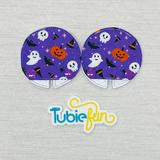 Covered Button Pad - Halloween on Purple