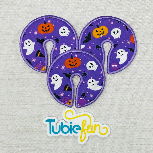 Button Pad Cover Large - Halloween on Purple