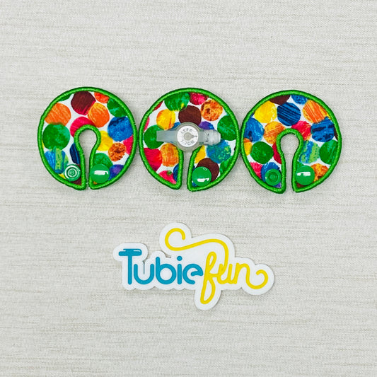 G-Tube Button Pad Cover - VHC Dots