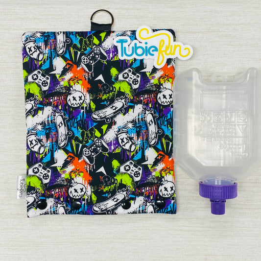 Insulated Milk Bag Suitable for 500ml Flocare Bottle in - Graffiti