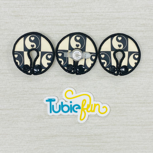 G-Tube Button Pad Cover - Ying and Yang