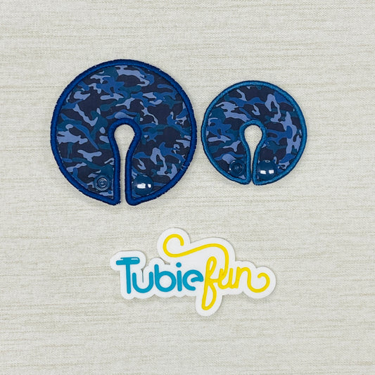 Mixed G-Tube Button Pad Covers - Camo