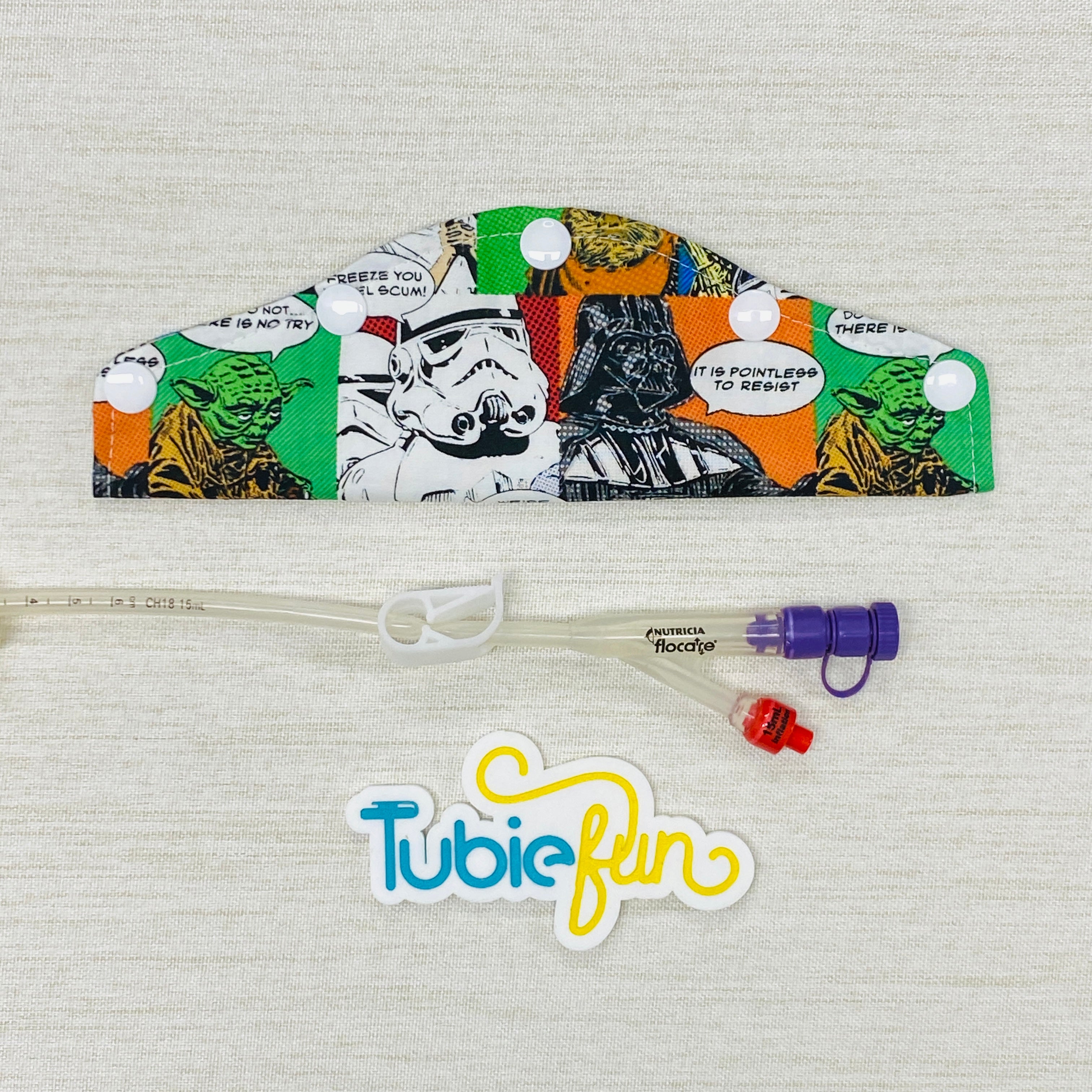 Character Tube Wraps Large Feeding Tube Connection Cover - Star Characters – Tubie Fun