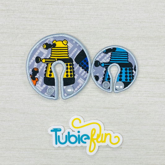 Mixed G-Tube Button Pad Cover - Robot