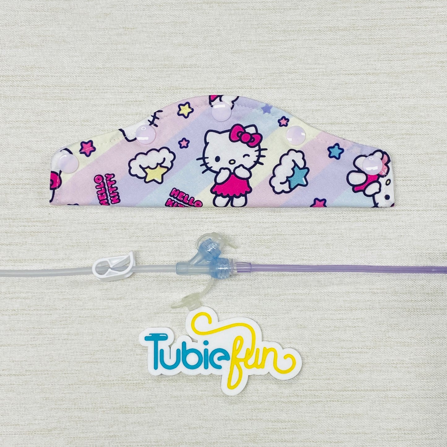 Large Feeding Tube Connection Cover - Kitty