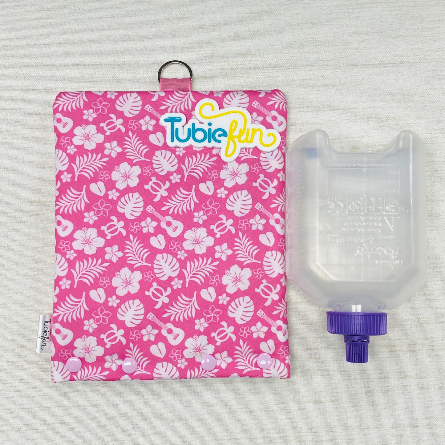 Insulated Milk Bag Suitable for 500ml Flocare Bottle in - Summer on Pink