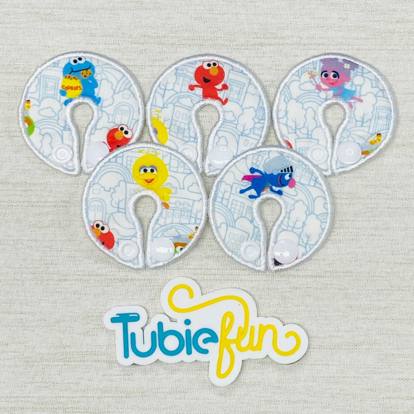 G-Tube Button Pad Cover - Street Friends