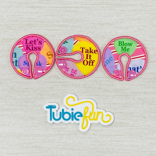 G-Tube Button Pad Cover - Tease