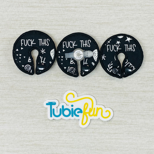 G-Tube Button Pad Cover - Over It