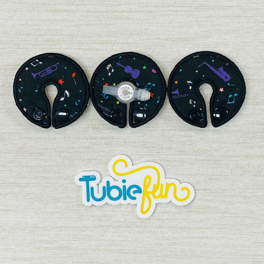 G-Tube Button Pad Cover - Music