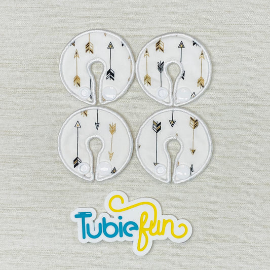 G-Tube Button Pad Cover - Arrows on White