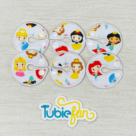 G-Tube Button Pad Cover - Cartoon Princesses