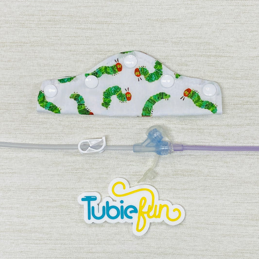 Feeding Tube Connection Cover -  Hungry Caterpillar