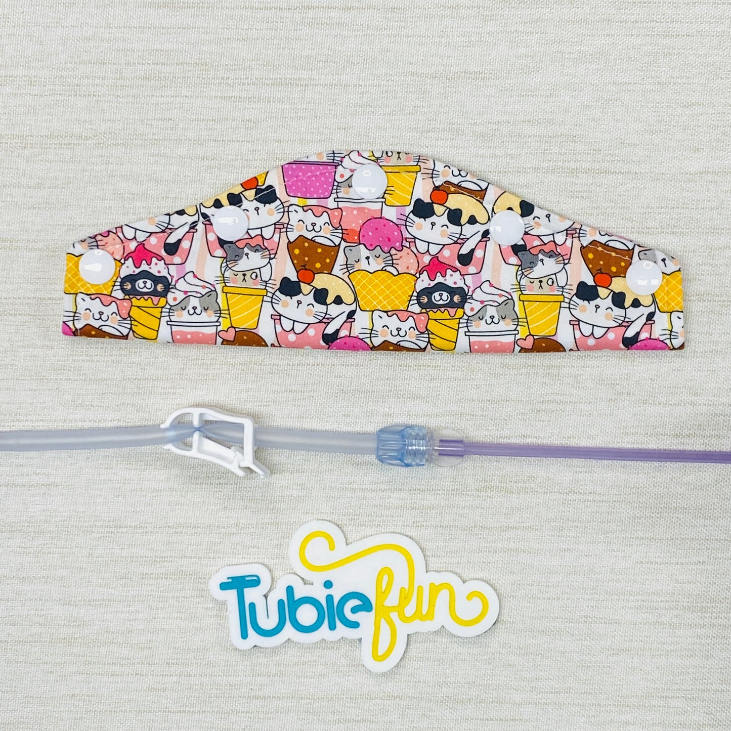 Large Feeding Tube Connection Cover - Cat Treats