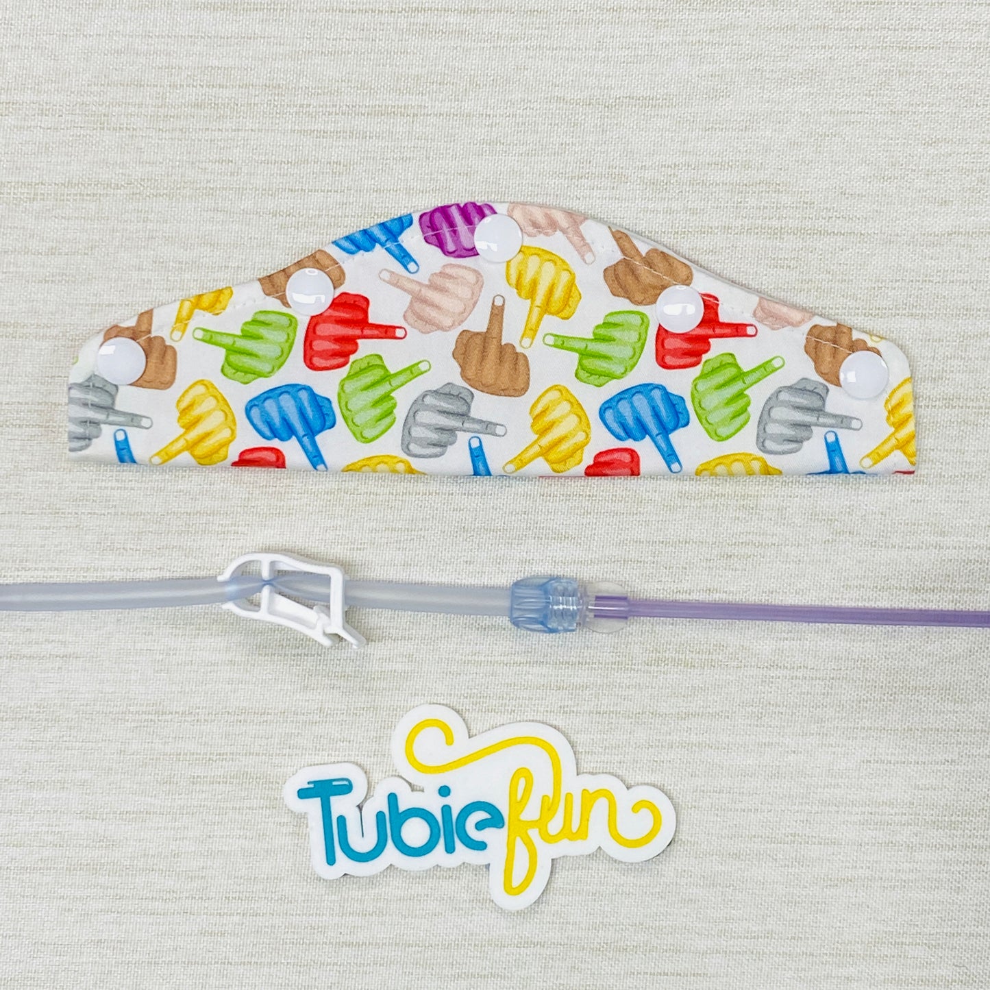 Large Feeding Tube Connection Cover - Finger