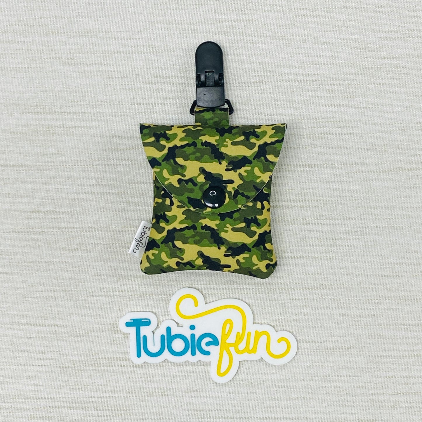 Neoprene Tubing Pouch - Green Camo