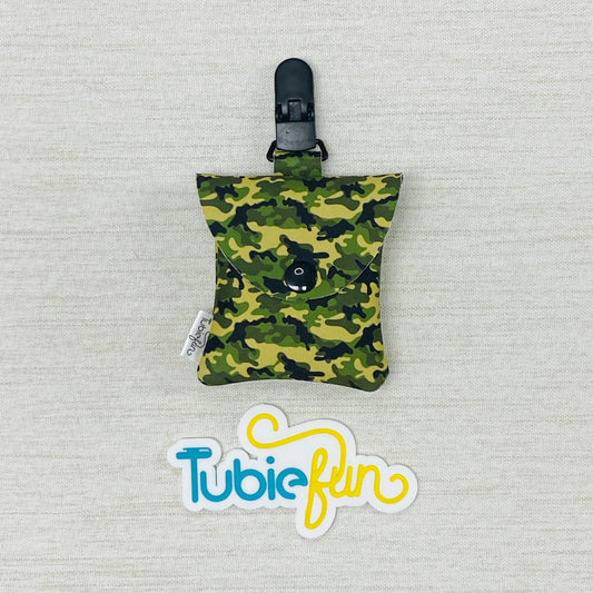 Neoprene Tubing Pouch - Green Camo