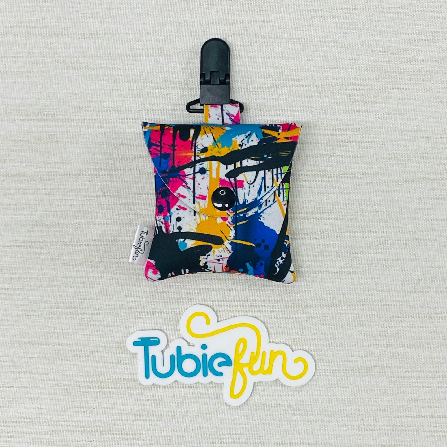 Neoprene Tubing Pouch - Graffiti