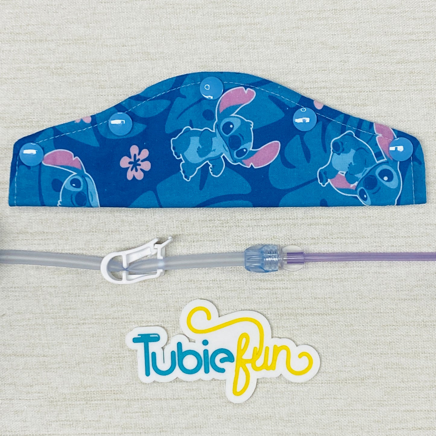 Large Feeding Tube Connection Cover - Stitch