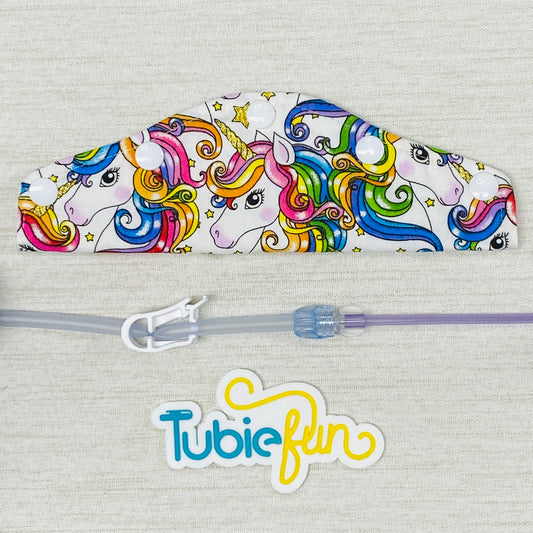 Large Feeding Tube Connection Cover - Unicorns