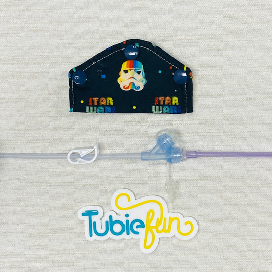 Feeding Tube Mini Connection Cover - Rainbow Alliance