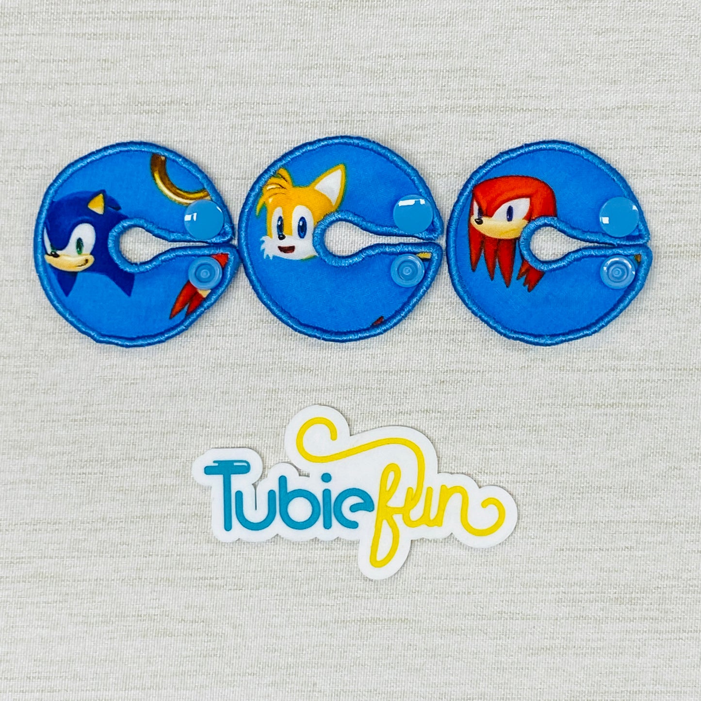 G-Tube Button Pad Cover - Hedgehog Friends