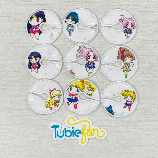 G-Tube Button Pad Cover - Moon Girls