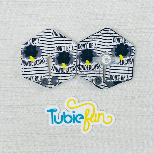 Hexagon G-Tube Button Pad Cover - Thunder