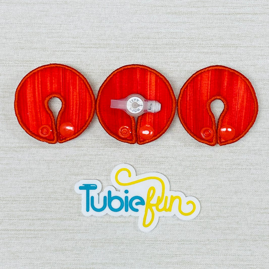 G-Tube Button Pad Cover - Red