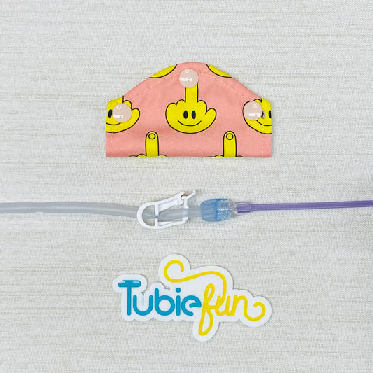 Feeding Tube Mini Connection Cover - Happy