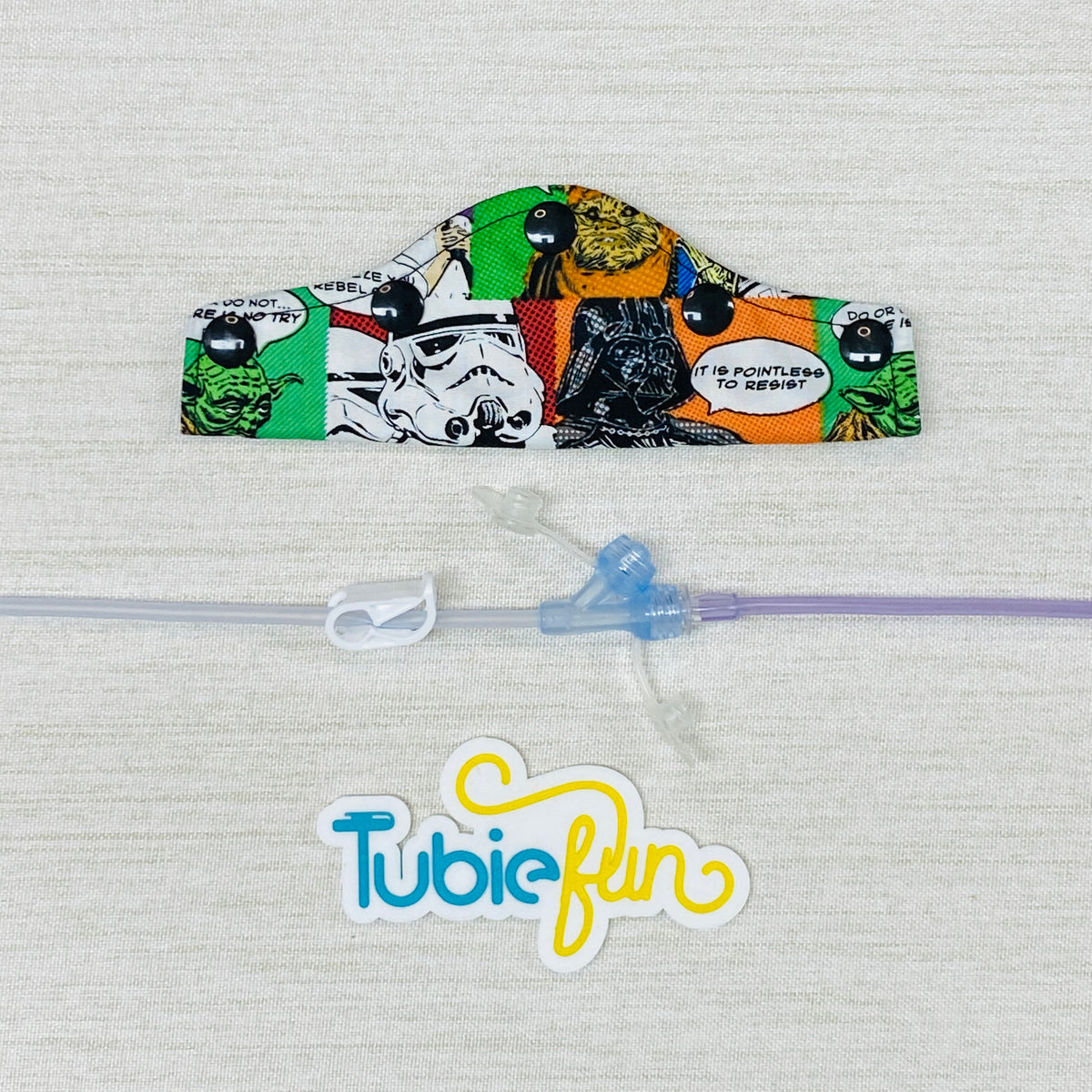 Character Tube Wraps Feeding Tube Connection Cover - Comic Star Characters – Tubie Fun